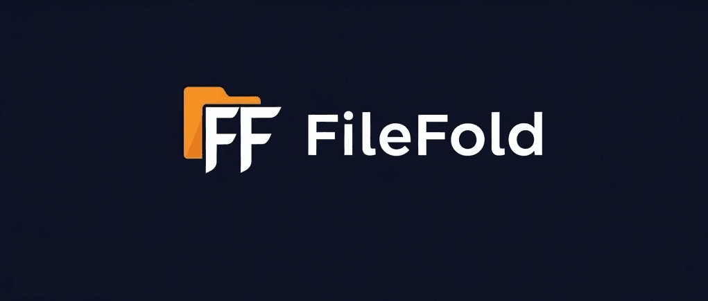 FileFold wordmark on dark background